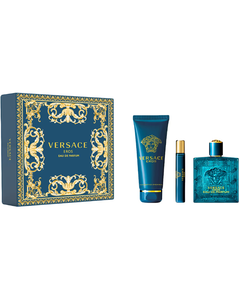 Versace Eros Parfum Eau De Parfum 100ml & Shower Gel 150ml &Miniature Edp 10ml | Ανδρικά Σέτ Δώρου στο Aromatisou