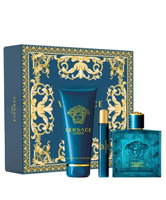 Versace Eros Pure Parfum 100ml & Shower Gel 150ml & Miniature EDP 10ml | Ανδρικά Σέτ Δώρου στο Aromatisou