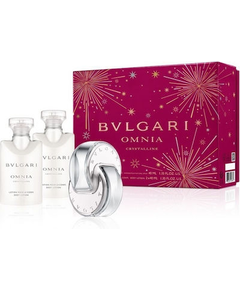 Bvlgari Omnia Crystalline Eau de Toilette 40ml & Body Lotion 40ml & Shower Gel 40ml | Γυναικεία Σέτ Δώρου  στο Aromatisou