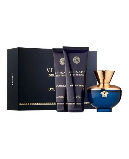 Versace Dylan Blue EDP 50ml & Body Lotion 50ml & Shower Gel 50ml | Γυναικεία Gift Box στο Aromatisou