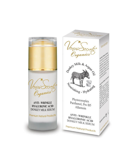 Venus Secrets Anti Wrinkle Hyaluronic Acid Donkey Milk Serum 40ml | Serum / Οροί στο Aromatisou