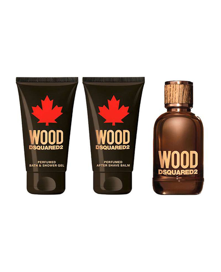 Dsquared2 Wood pour Homme Eau de Toilette 50ml & after shave 50ml & shower gel 50ml | Ανδρικά Σέτ Δώρου στο Aromatisou