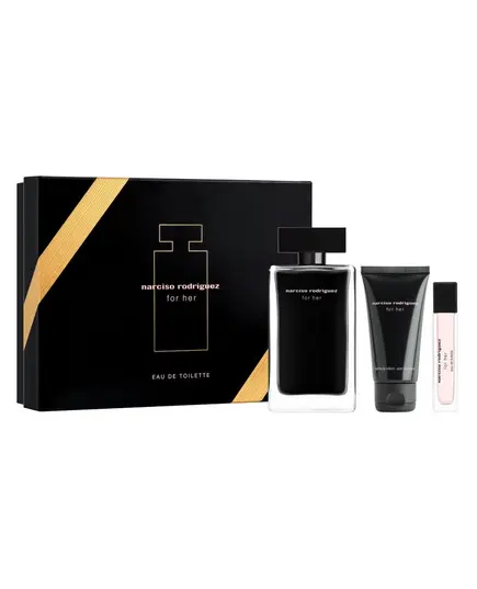 Narciso Rodriguez For Her Eau Toilette 100ml & Body Lotion 50ml & 10ml Travel Spray | Γυναικεία Gift Box στο Aromatisou