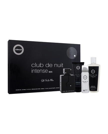 Armaf Club De Nuit Intense Men EDT 105ml & Deodorant 50ml & Shower Gel 100ml & Shampoo 250ml | Ανδρικά Σέτ Δώρου στο Aromatisou