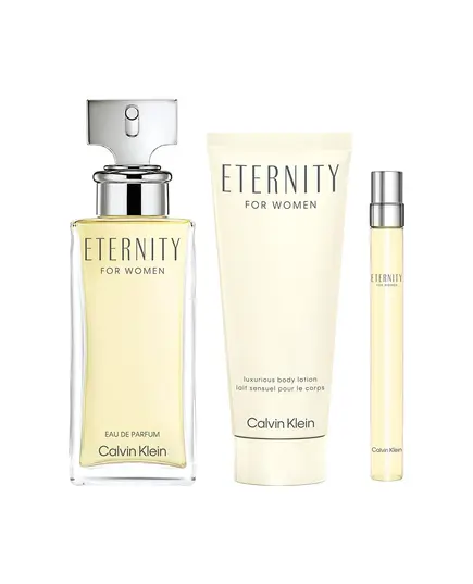 Calvin Klein Eternity For Woman Eau De Parfum 100ml & Body Lotion 100ml & Miniature 10ml Edp | Γυναικεία Gift Box στο Aromatisou