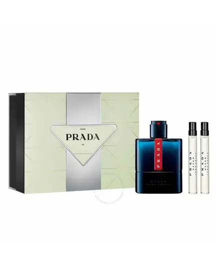 Prada Luna Rossa Ocean Eau de Toilette 100ml  & 2x Miniature Edt 10ml | Aνδρικά Gift Box στο Aromatisou