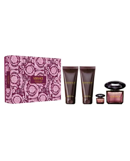 Versace Crystal Noir EdP 90ml & Body Lotion 100ml & Shower Gel 100ml & Miniature EdP 5ml | Γυναικεία Gift Box στο Aromatisou