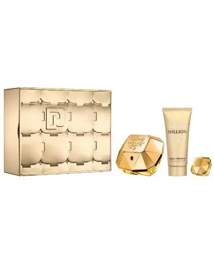 Paco Rabanne Lady Million Eau De Parfum 80 ml & Body Lotion 100ml & EdP Miniature 5ml | Γυναικεία Gift Box στο Aromatisou
