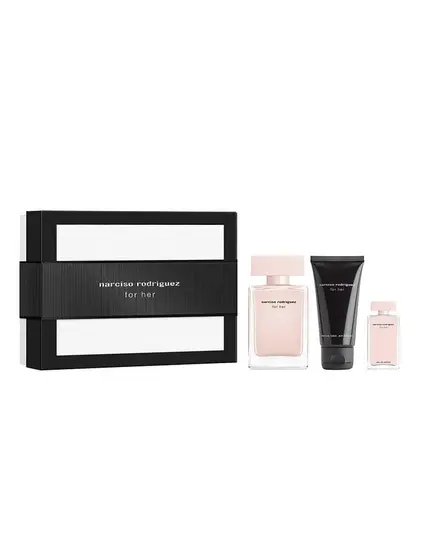 Narciso Rodriguez For Her Eau De Parfum 100ml & Body Lotion 50ml & 10ml Travel Spray | Γυναικεία Gift Box στο Aromatisou